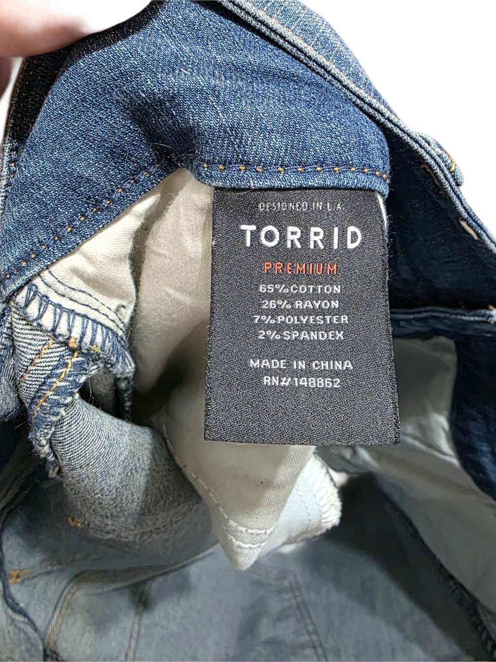 Torrid Jegging Skinny High-Rise Jean - Picture 7 of 7